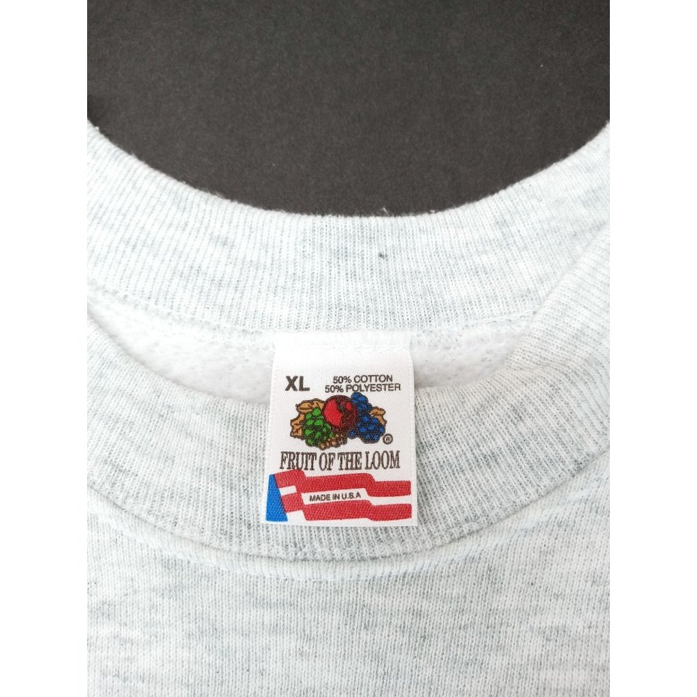 Vintage Tulsa State Fair Sweatshirt New Deadstock XL 1991 Carousel Horse Grey - Picture 8 of 11